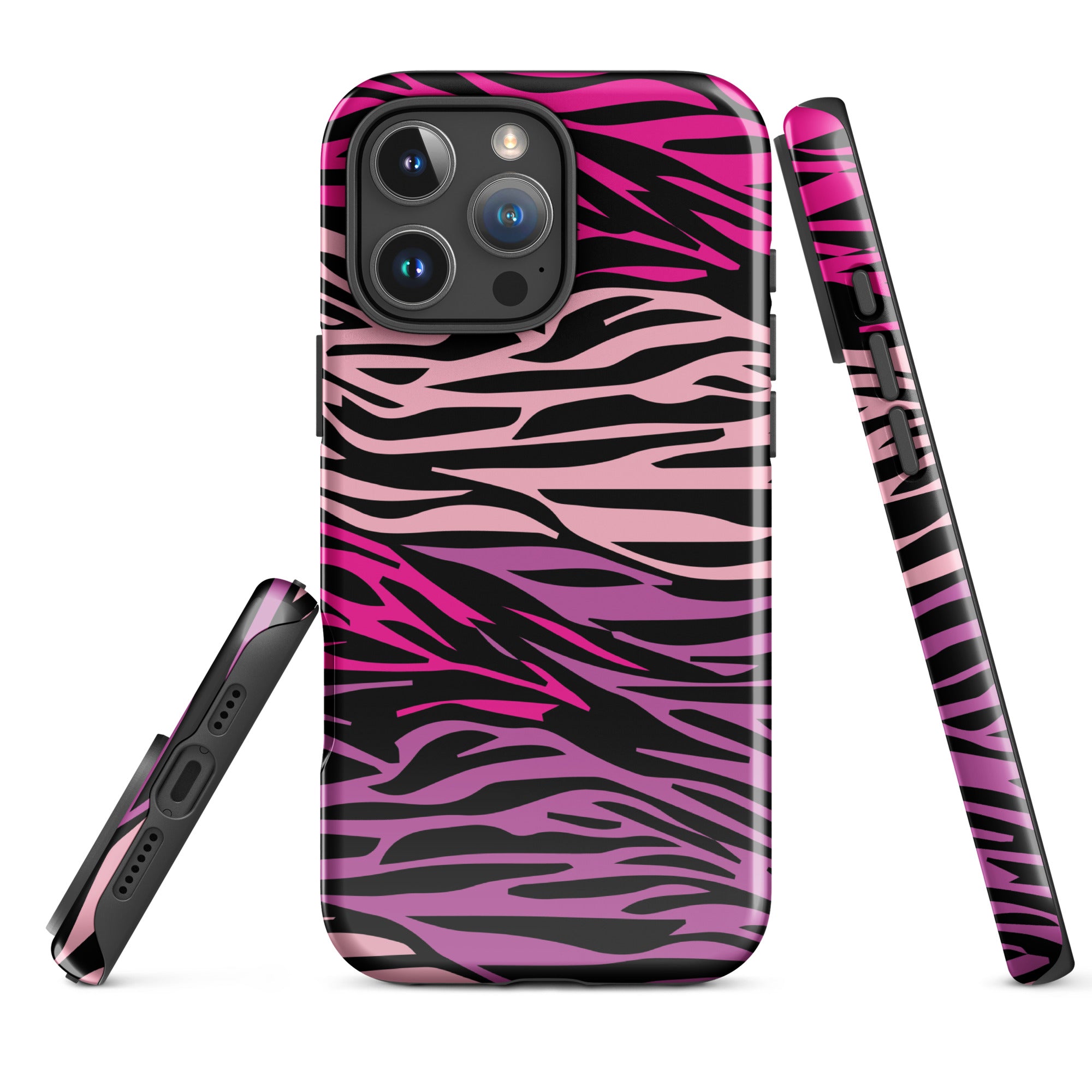 Le Tigre Violet Tough Case for iPhone® Respectez Le Code