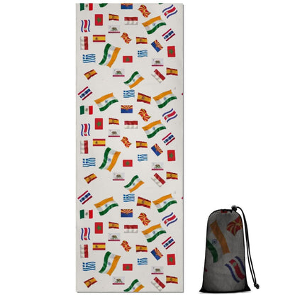 WanderWell Quick-Dry Yoga and Fitness Towel - Respectez Le Code