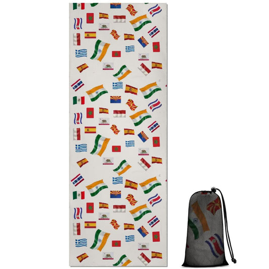 WanderWell Quick-Dry Yoga and Fitness Towel - Respectez Le Code