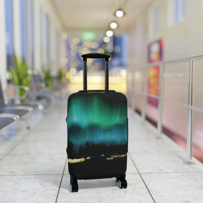 Aurora Sky Luggage Cover - Respectez Le Code
