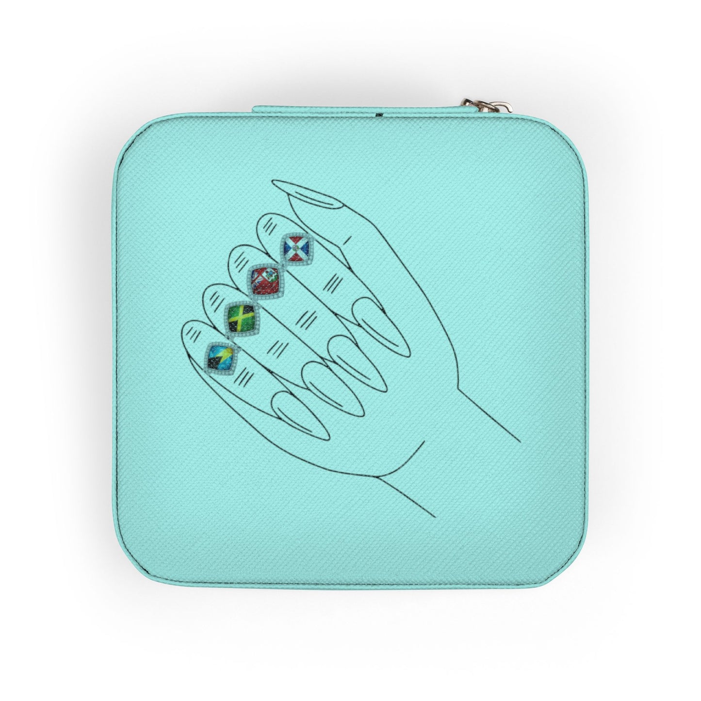 Caribbean Keepsake Travel Jewelry Case - Respectez Le Code