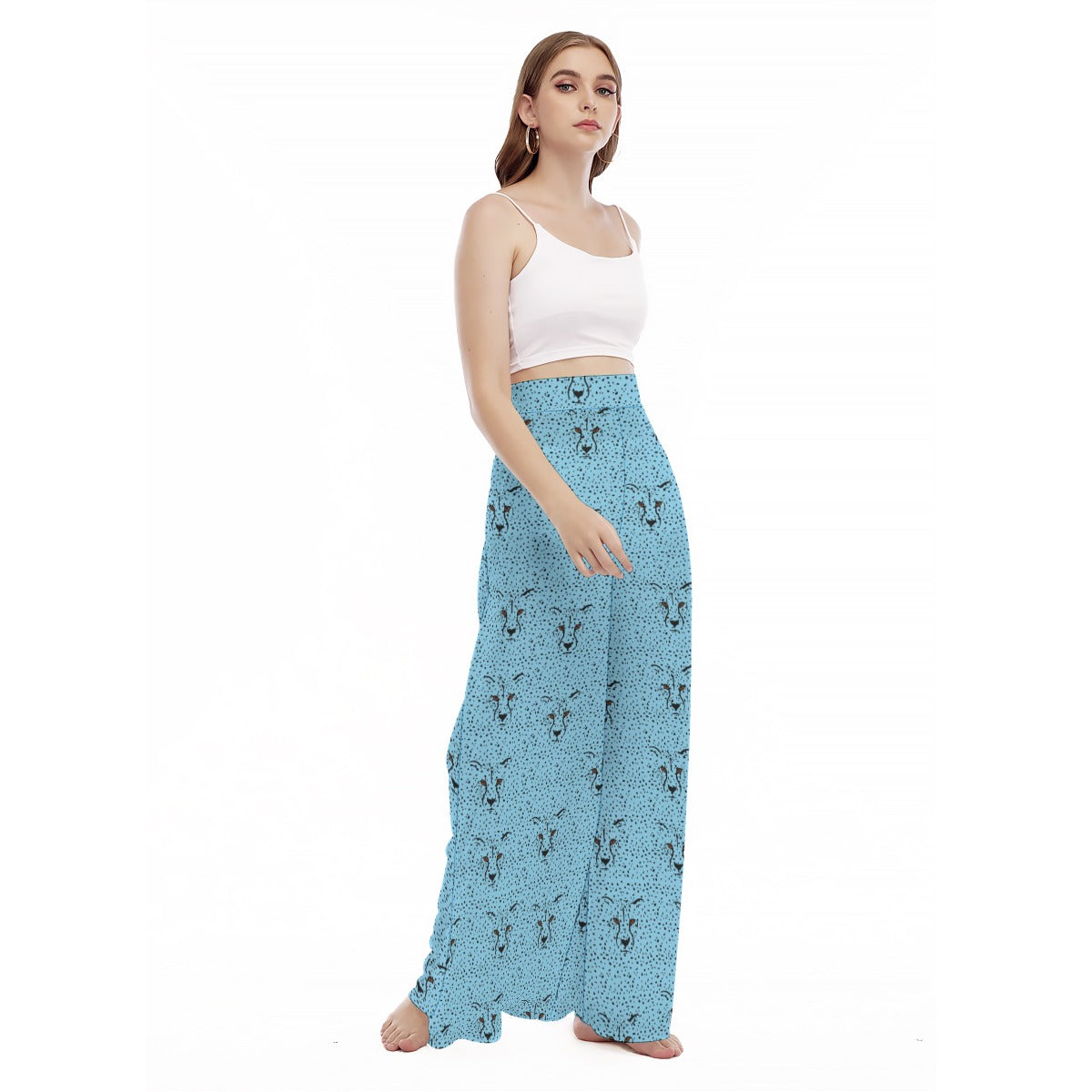 Prowl and Play Wide-Leg Palazzo Pants