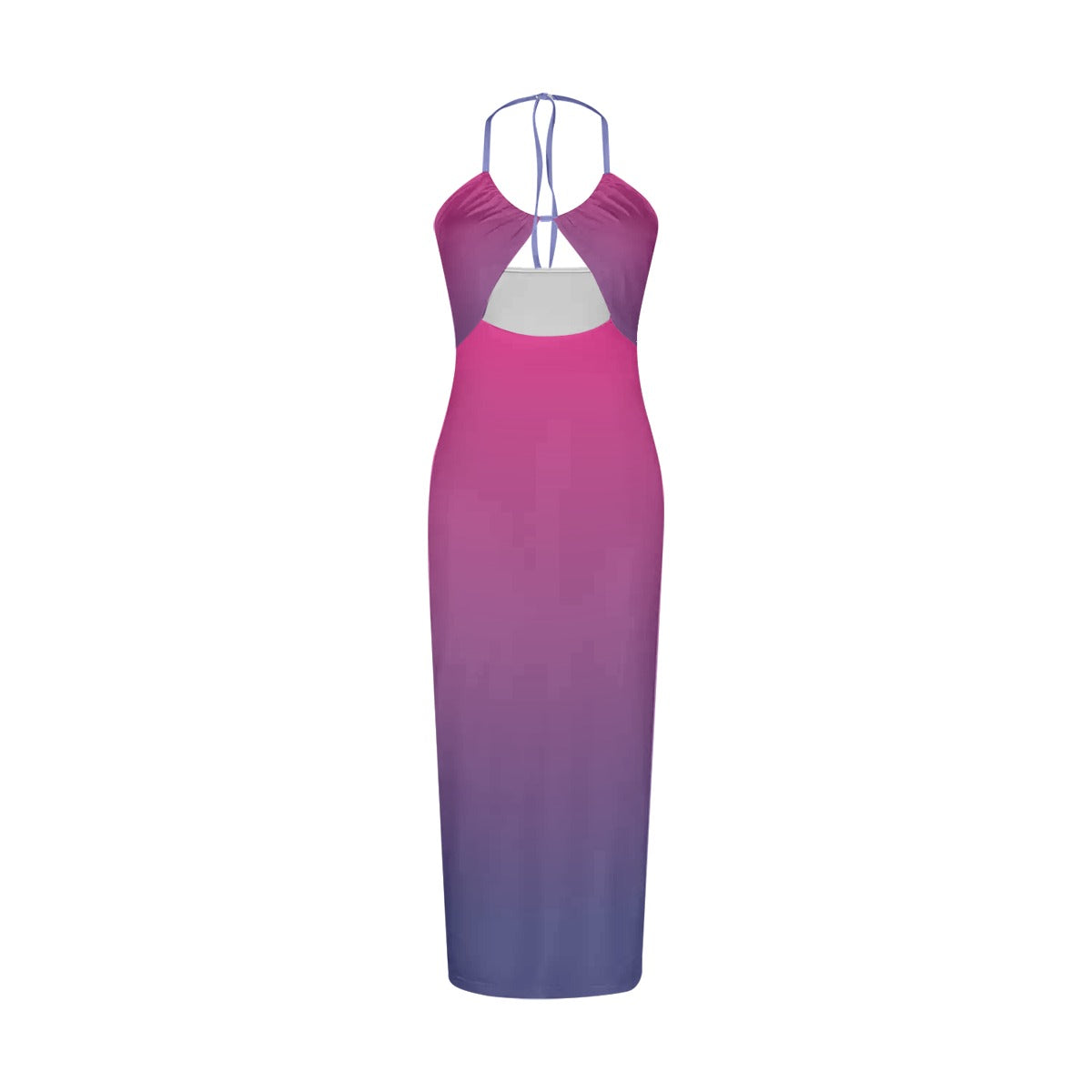 Sultry Ombre Cutout Maxi Dress - Respectez Le Code