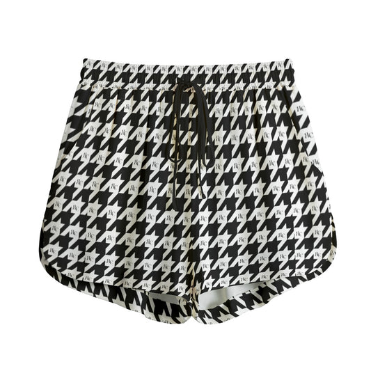 RLC Logo Houndstooth Print Women's Shorts