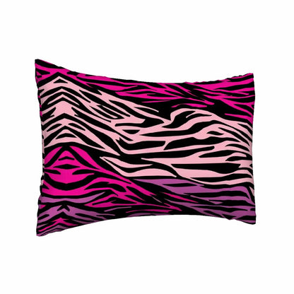 Le Tigre Violet Satin Pillowcase with Hidden Zipper - Respectez Le Code