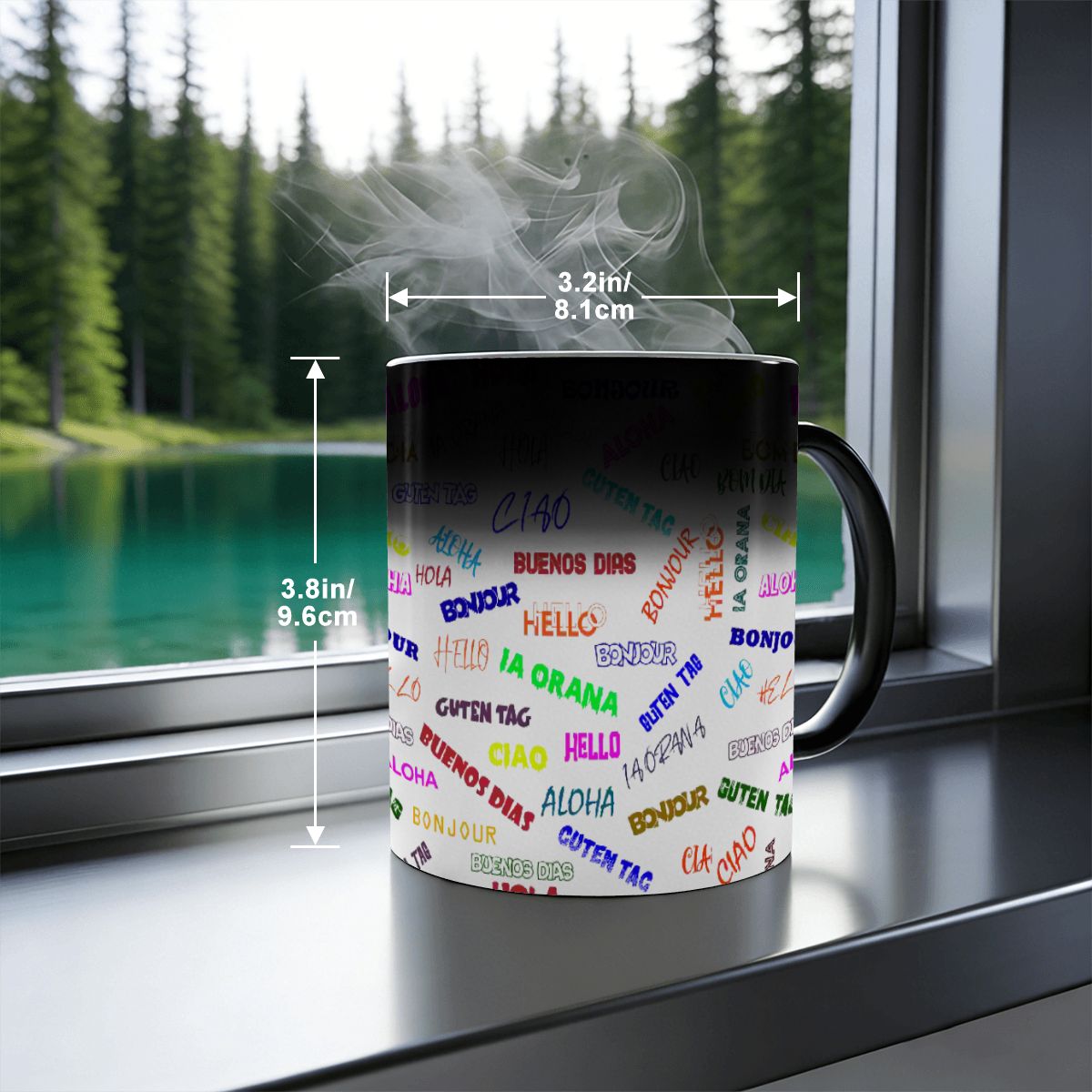 Colorful Language Color-Changing Mug - Respectez Le Code