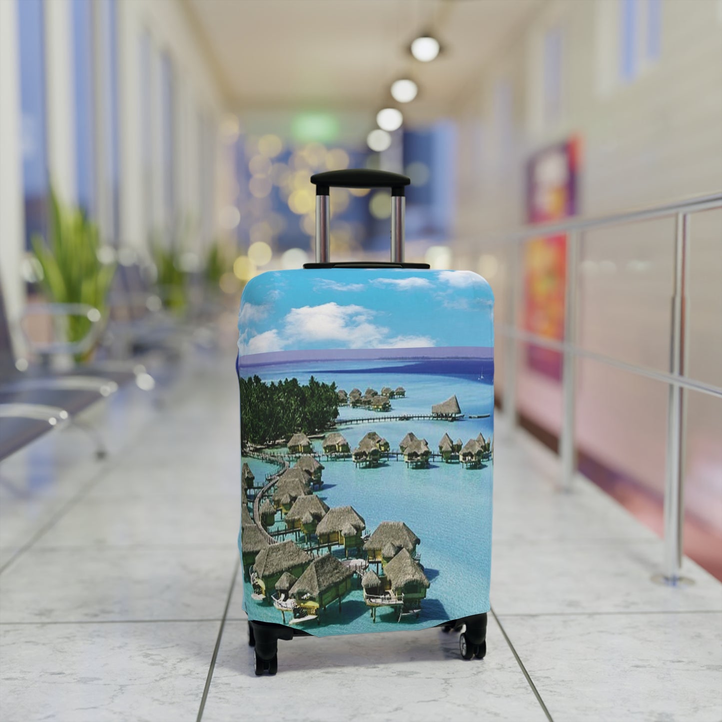 Island Escape Luggage Cover