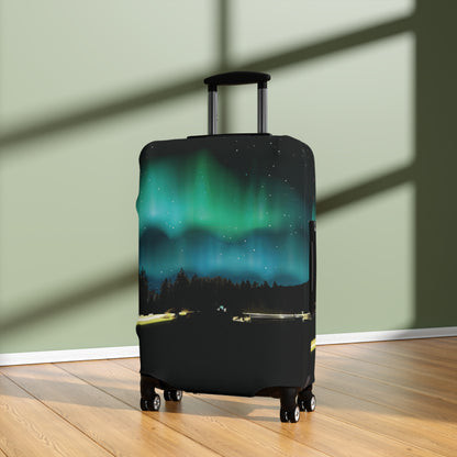 Aurora Sky Luggage Cover - Respectez Le Code