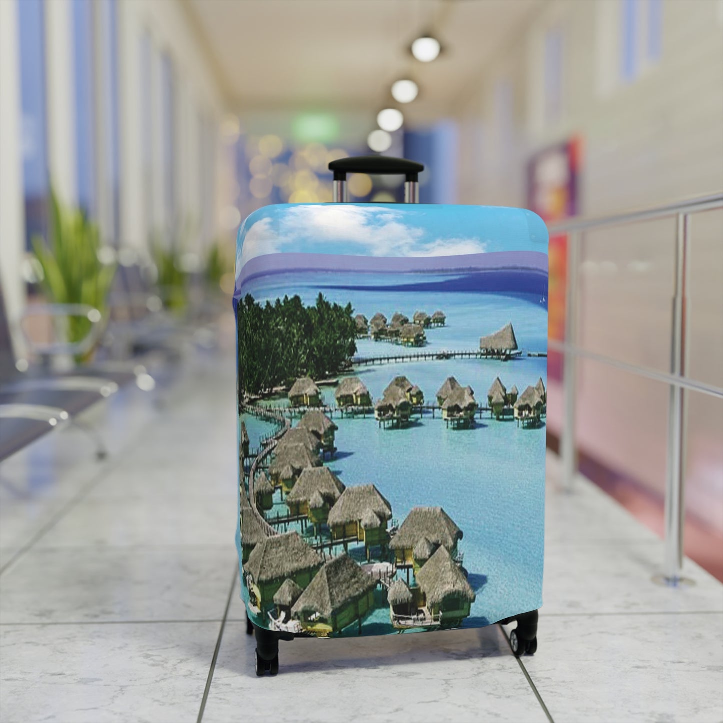 Island Escape Luggage Cover