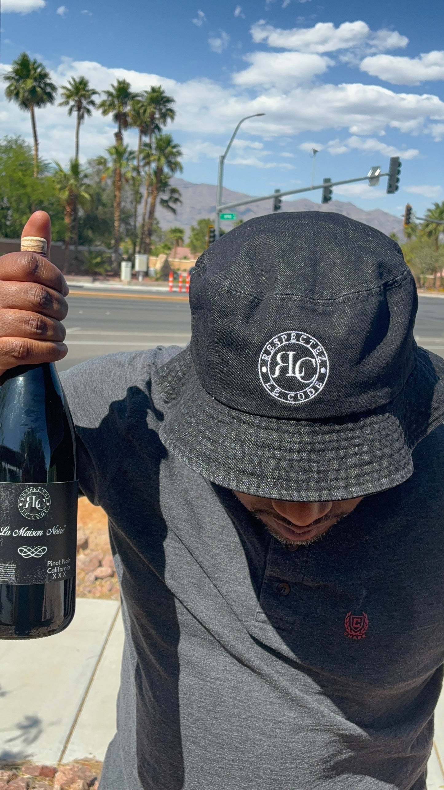 RLC Logo Unisex Denim Bucket Hat
