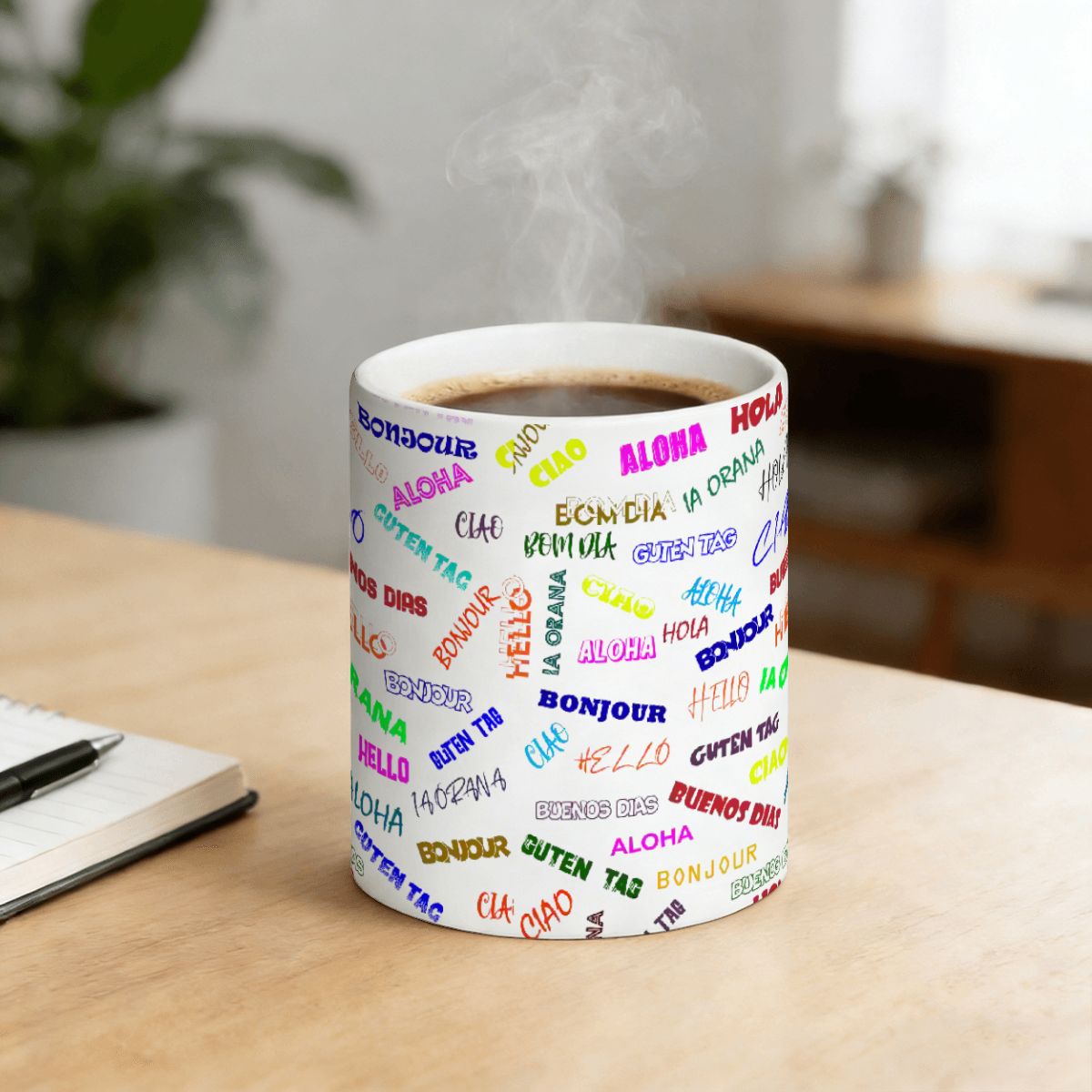 Colorful Language Color-Changing Mug - Respectez Le Code
