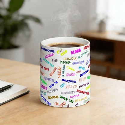 Colorful Language Color-Changing Mug - Respectez Le Code