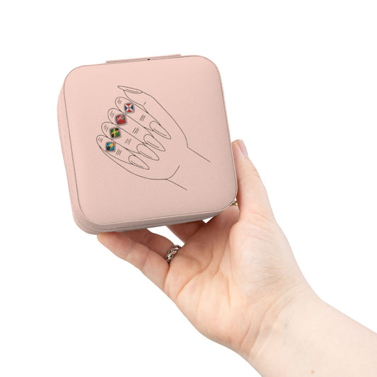 Caribbean Keepsake Travel Jewelry Case - Respectez Le Code