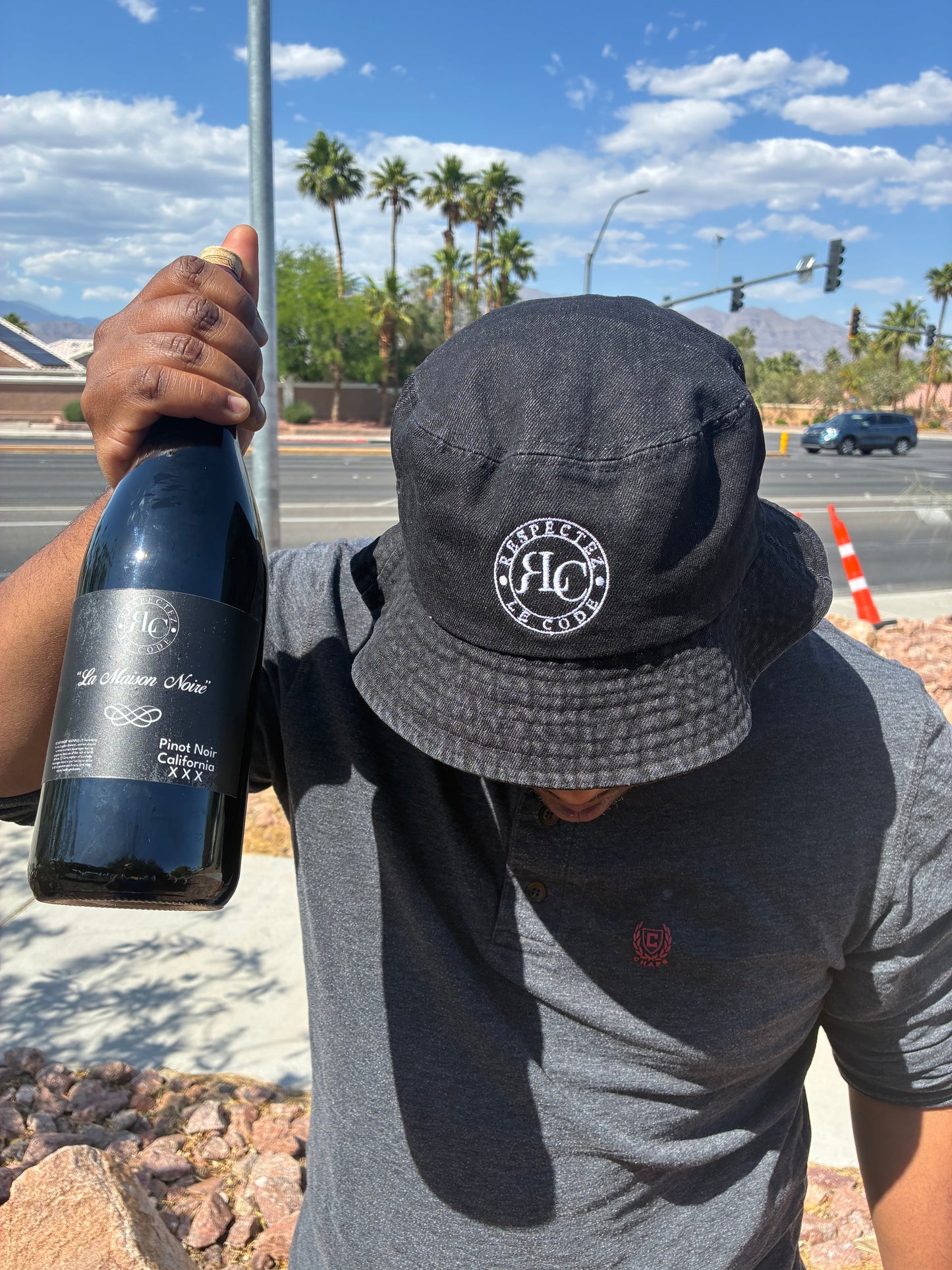 RLC Logo Unisex Denim Bucket Hat