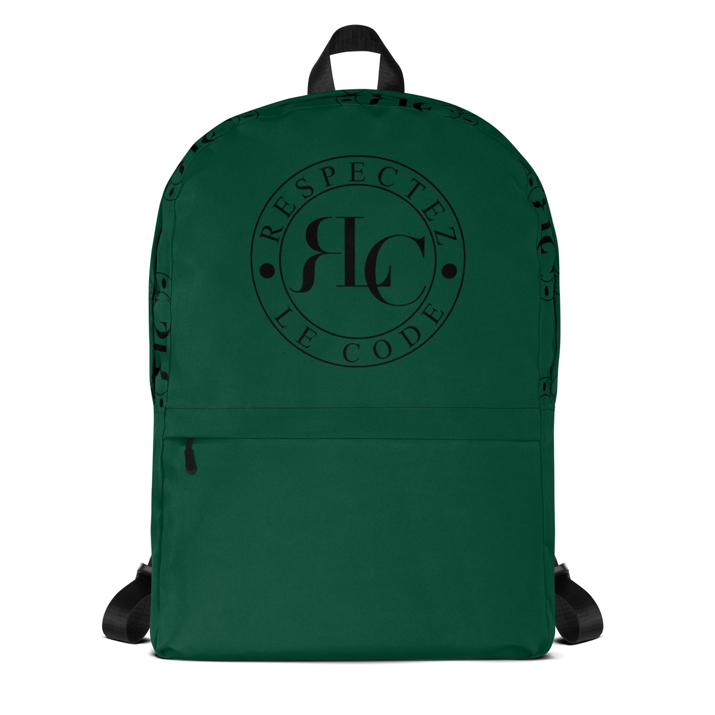 RLC Logo Money Green Backpack - Respectez Le Code