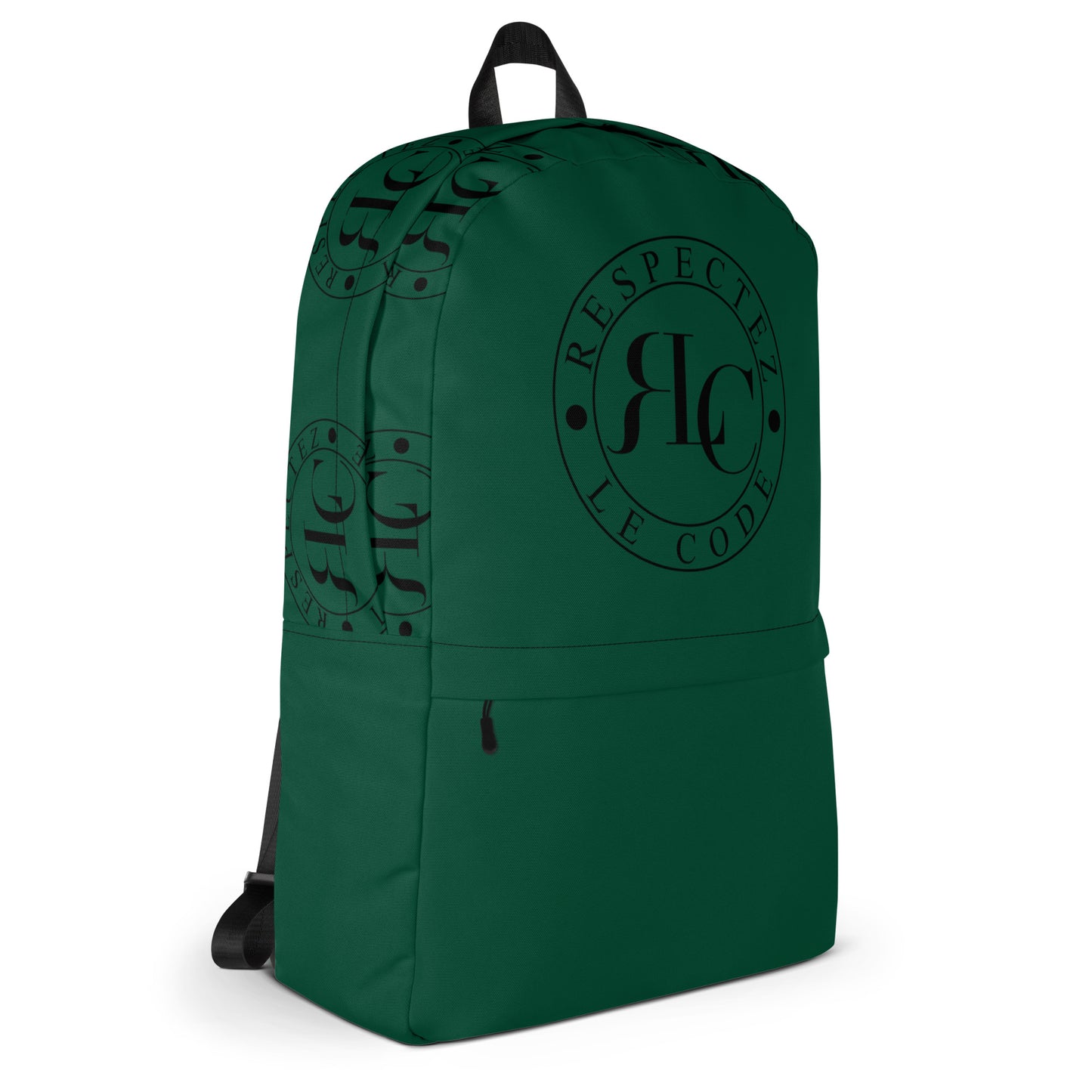 RLC Logo Money Green Backpack - Respectez Le Code