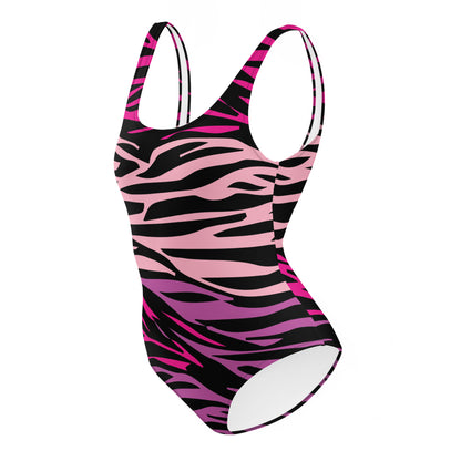 Le Tigre Violet One-Piece Swimsuit - Respectez Le Code