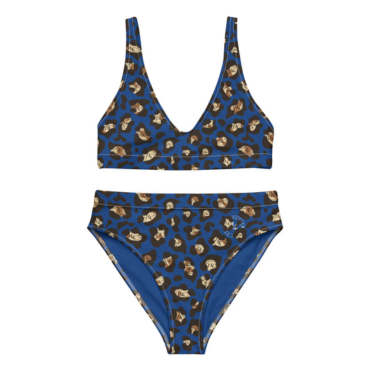 RLC Logo Leopard Print Bikini Set - Respectez Le Code