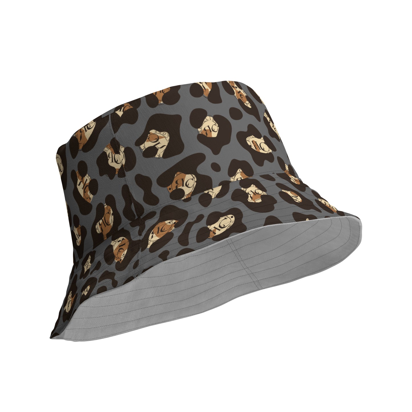 RLC Animal Print W/ Logo Reversible Resort Bucket Hat - Respectez Le Code