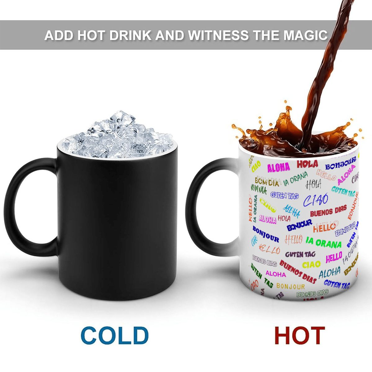 Colorful Language Color-Changing Mug - Respectez Le Code