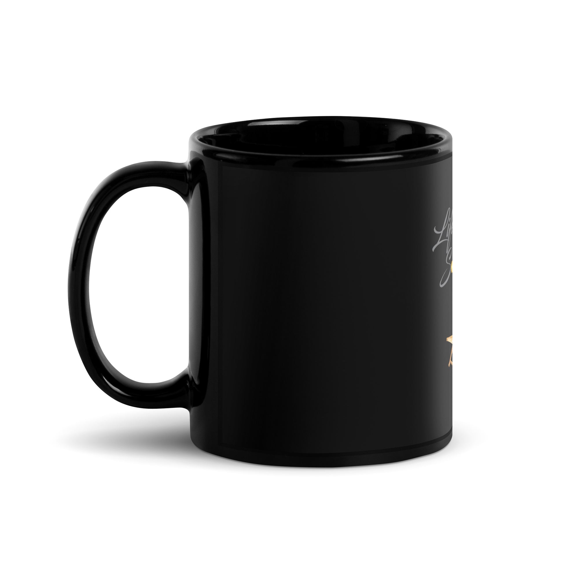 Life's a Beach Soleil (So Lay) in It Black Glossy Mug - Respectez Le Code