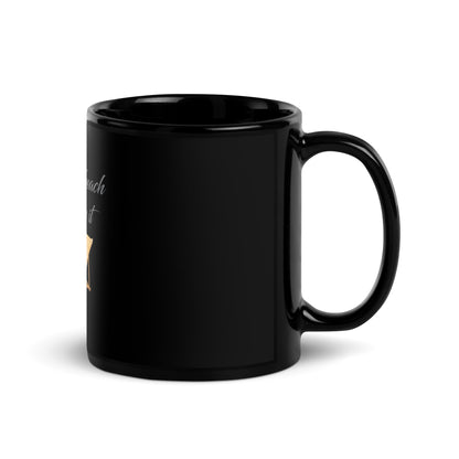 Life's a Beach Soleil (So Lay) in It Black Glossy Mug - Respectez Le Code