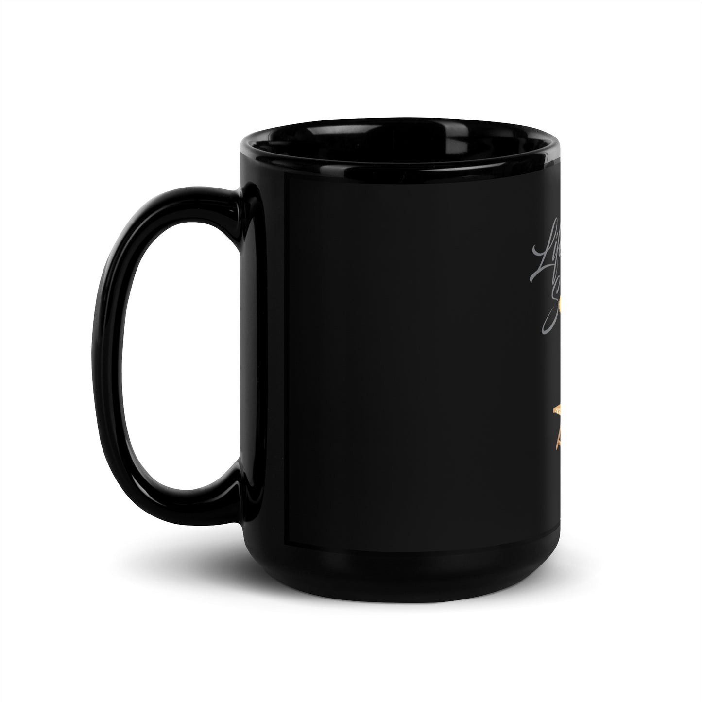 Life's a Beach Soleil (So Lay) in It Black Glossy Mug - Respectez Le Code