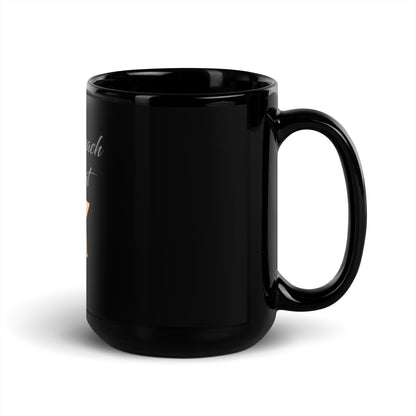 Life's a Beach Soleil (So Lay) in It Black Glossy Mug - Respectez Le Code