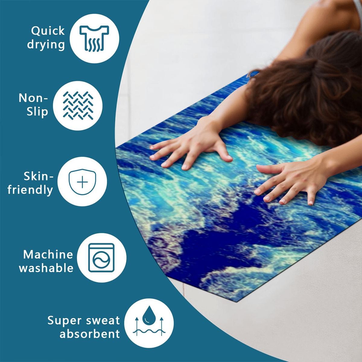 WanderWell Quick-Dry Yoga and Fitness Towel - Respectez Le Code