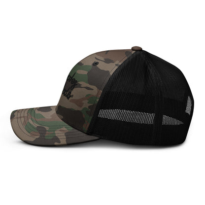 RLC Signature Camo Outdoor Trucker Hat - Respectez Le Code