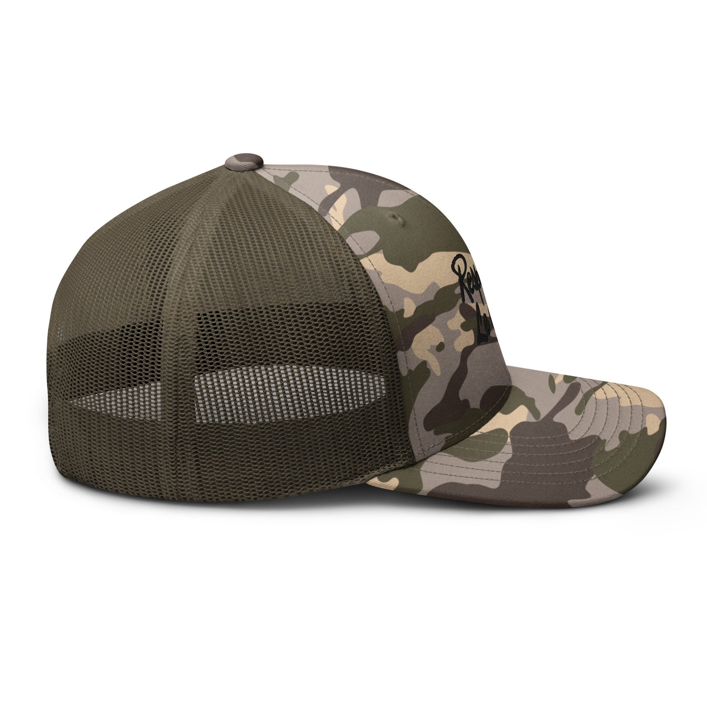 RLC Signature Camo Outdoor Trucker Hat - Respectez Le Code