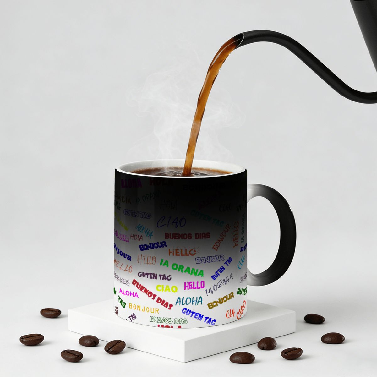 Colorful Language Color-Changing Mug - Respectez Le Code