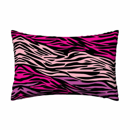 Le Tigre Violet Satin Pillowcase with Hidden Zipper - Respectez Le Code