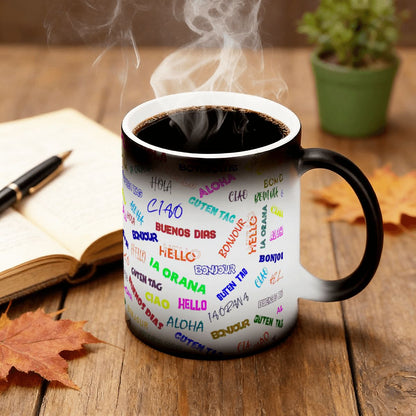 Colorful Language Color-Changing Mug - Respectez Le Code