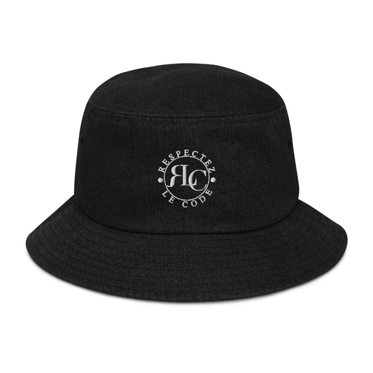 RLC Logo Unisex Denim Bucket Hat - Respectez Le Code