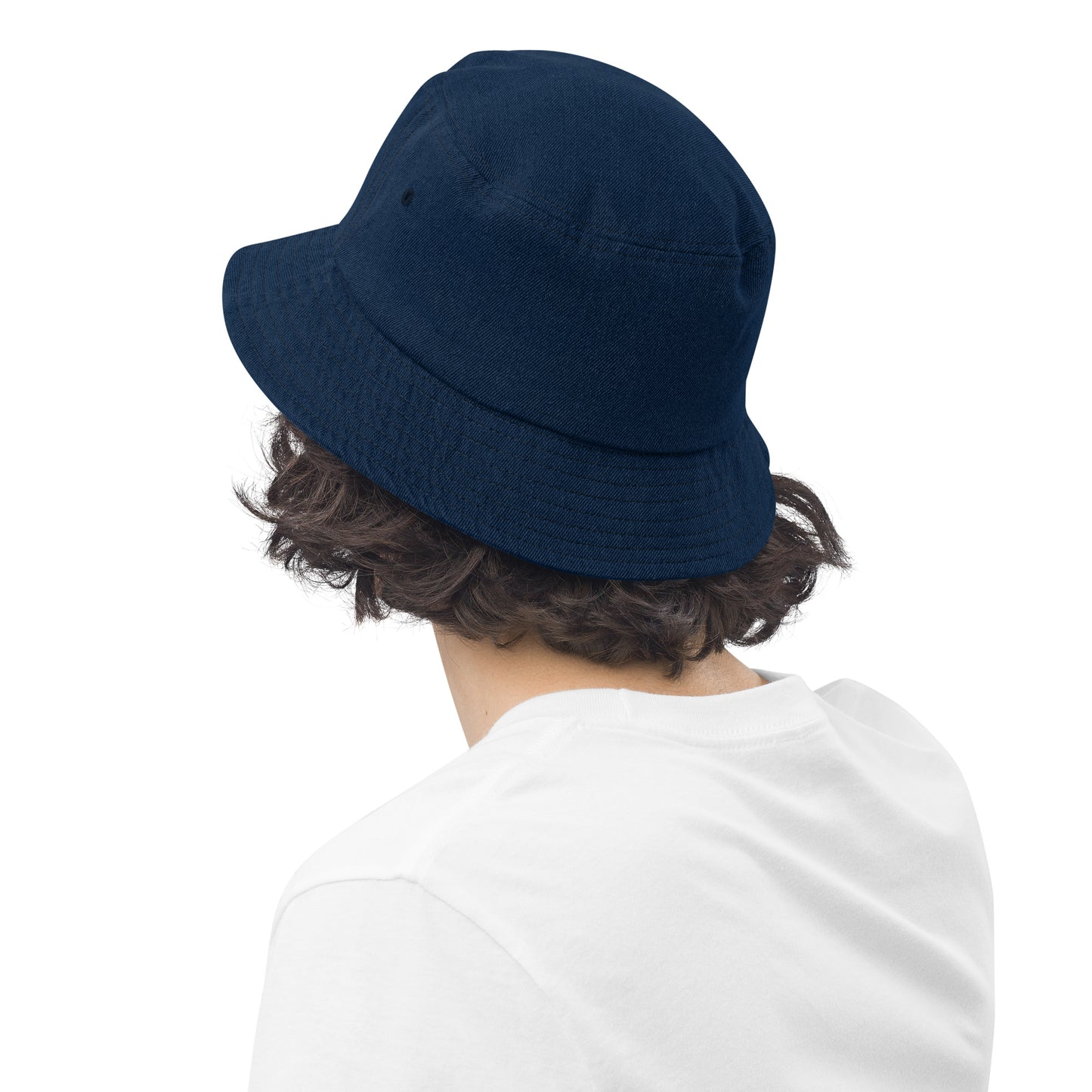 RLC Logo Unisex Denim Bucket Hat - Respectez Le Code