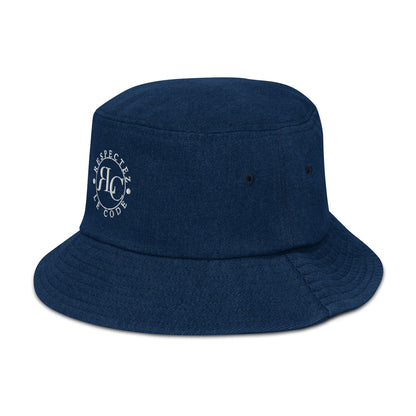 RLC Logo Unisex Denim Bucket Hat - Respectez Le Code