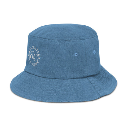 RLC Logo Unisex Denim Bucket Hat - Respectez Le Code