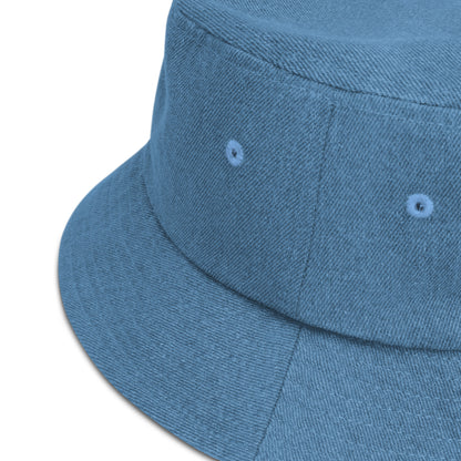 RLC Logo Unisex Denim Bucket Hat - Respectez Le Code