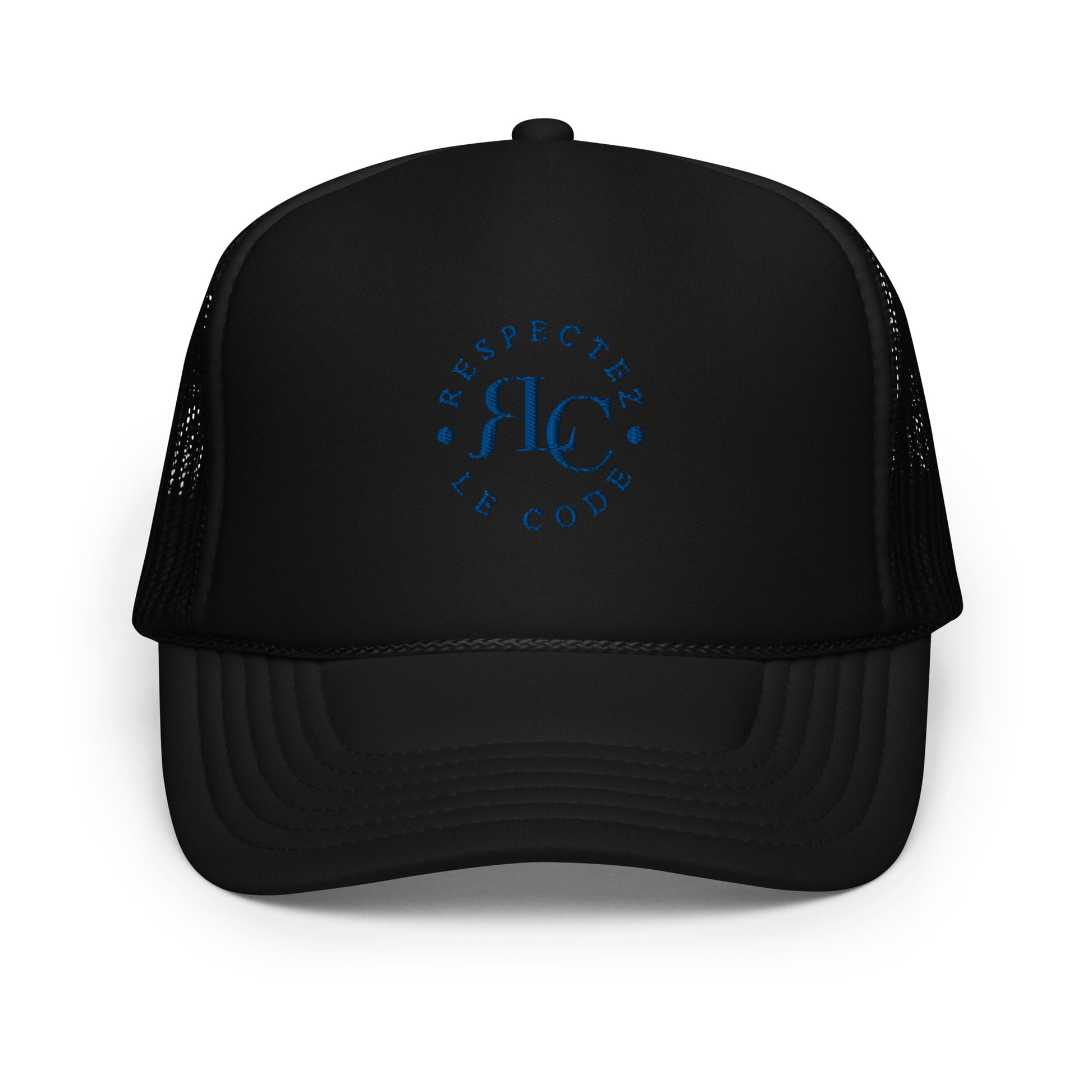 RLC Logo Foam Trucker Hat with Mesh Back - Respectez Le Code