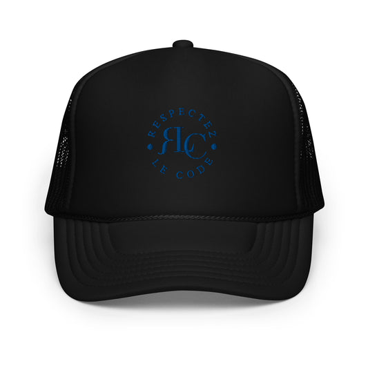 RLC Logo Foam Trucker Hat with Mesh Back - Respectez Le Code