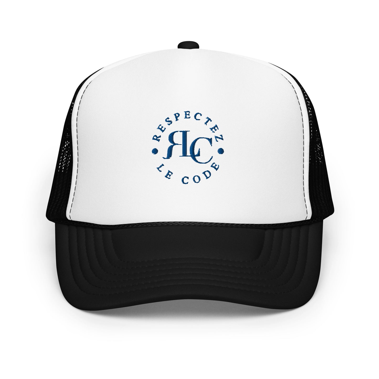 RLC Logo Foam Trucker Hat with Mesh Back - Respectez Le Code