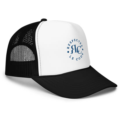 RLC Logo Foam Trucker Hat with Mesh Back - Respectez Le Code