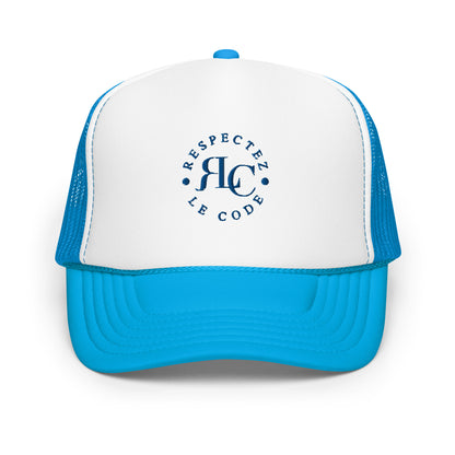 RLC Logo Foam Trucker Hat with Mesh Back - Respectez Le Code