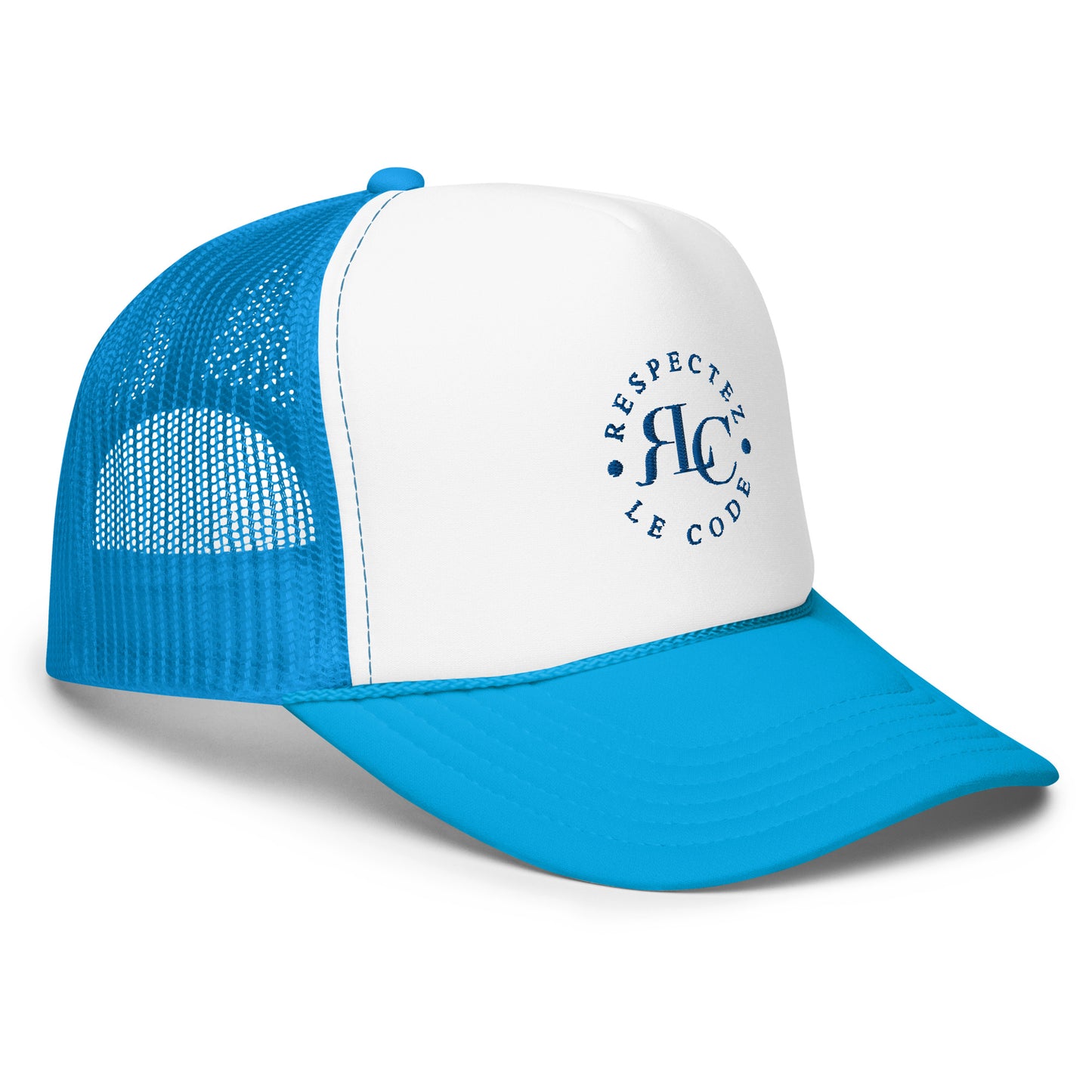 RLC Logo Foam Trucker Hat with Mesh Back - Respectez Le Code