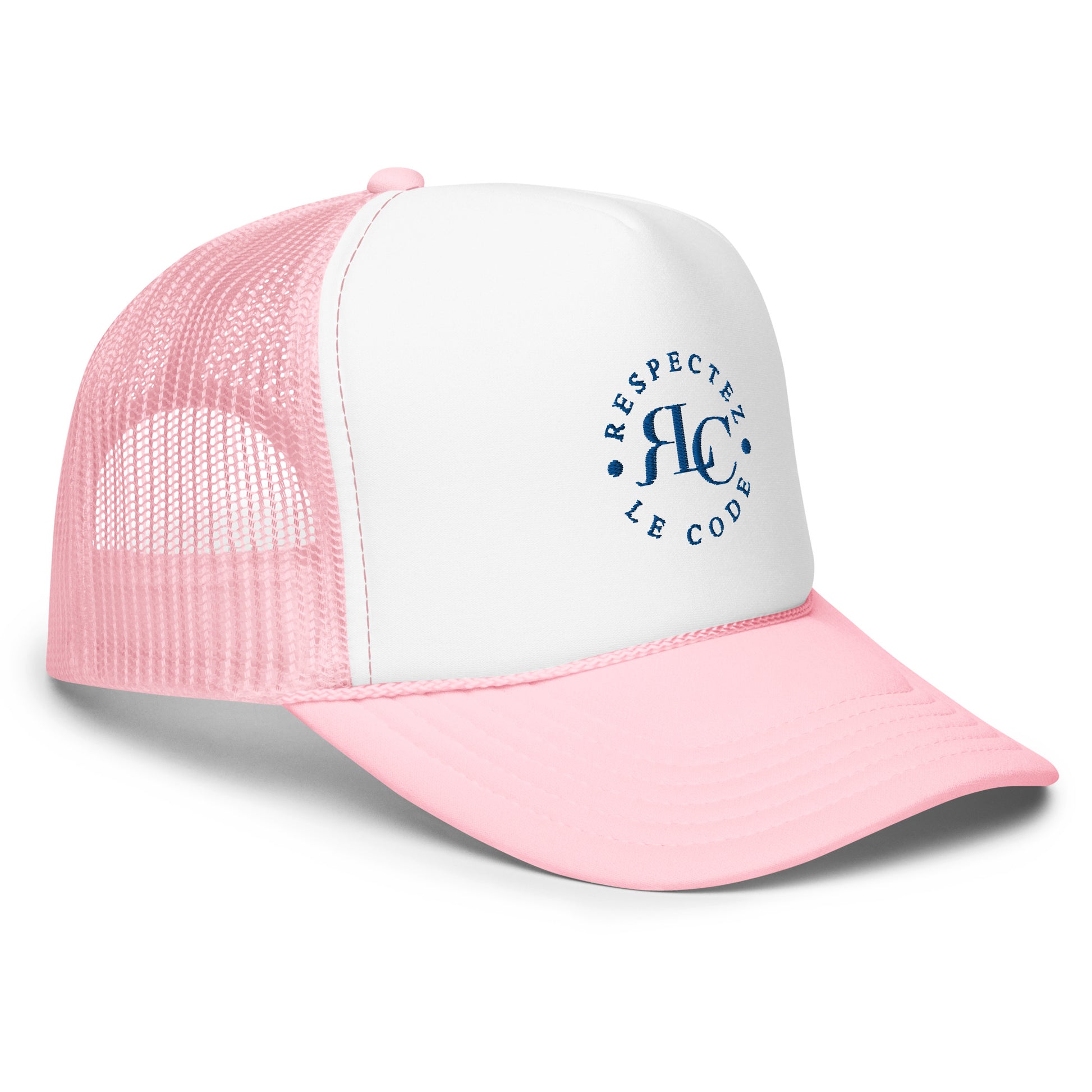 RLC Logo Foam Trucker Hat with Mesh Back - Respectez Le Code