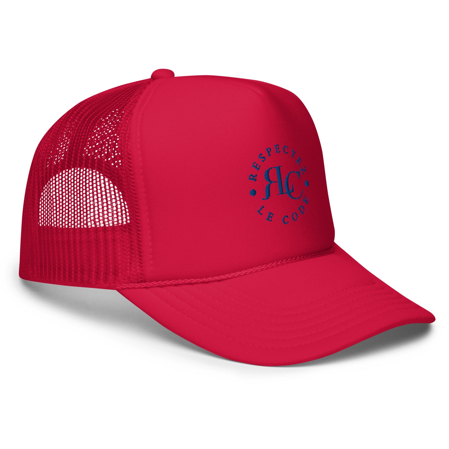 RLC Logo Foam Trucker Hat with Mesh Back - Respectez Le Code