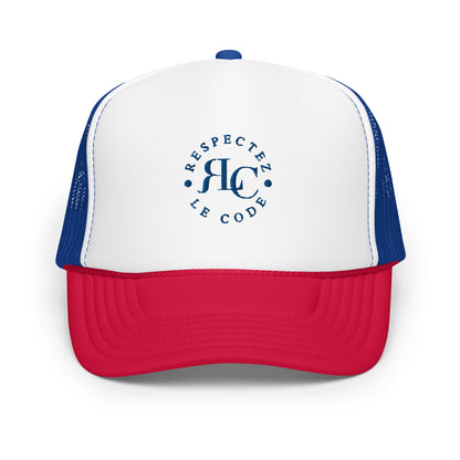 RLC Logo Foam Trucker Hat with Mesh Back - Respectez Le Code