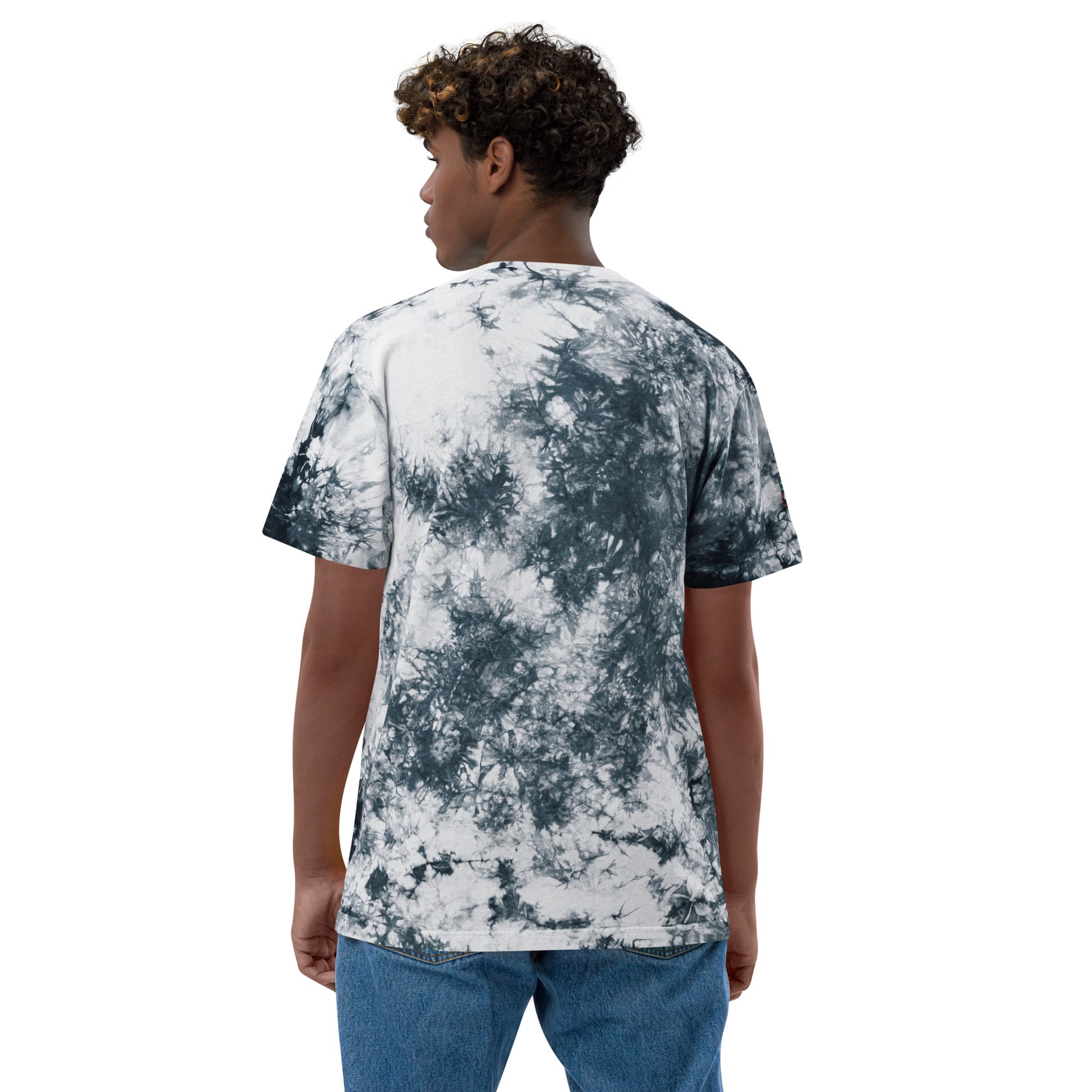 Respect is Not Equal to Fear Embroidered Tie-Dye T-Shirt - Respectez Le Code