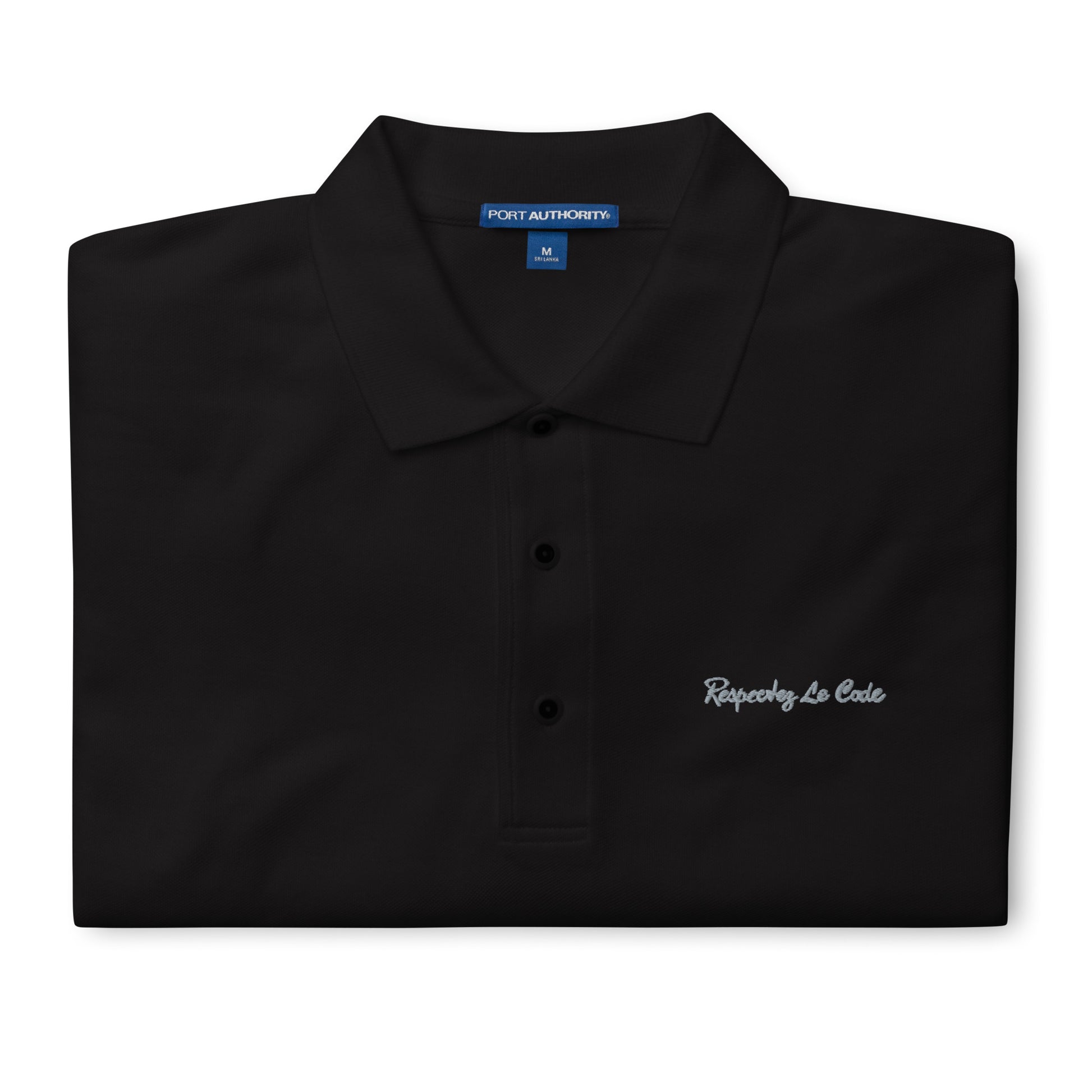 RLC Signature Logo Men's Premium Polo - Respectez Le Code